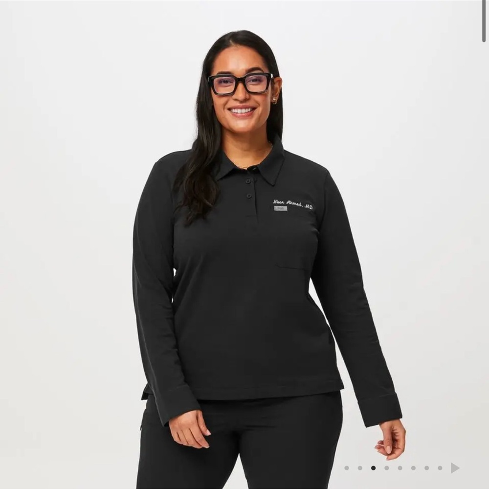 FIGSPRO Pique Longsleeve Polo